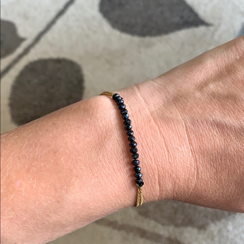 Stella and dot beaded adjustable bracelet
